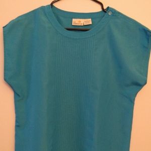 Liz Claiborne teal blouse size 4